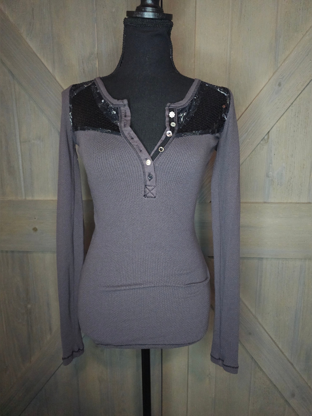 Y2k Free People Long Sleeve Top sz XS